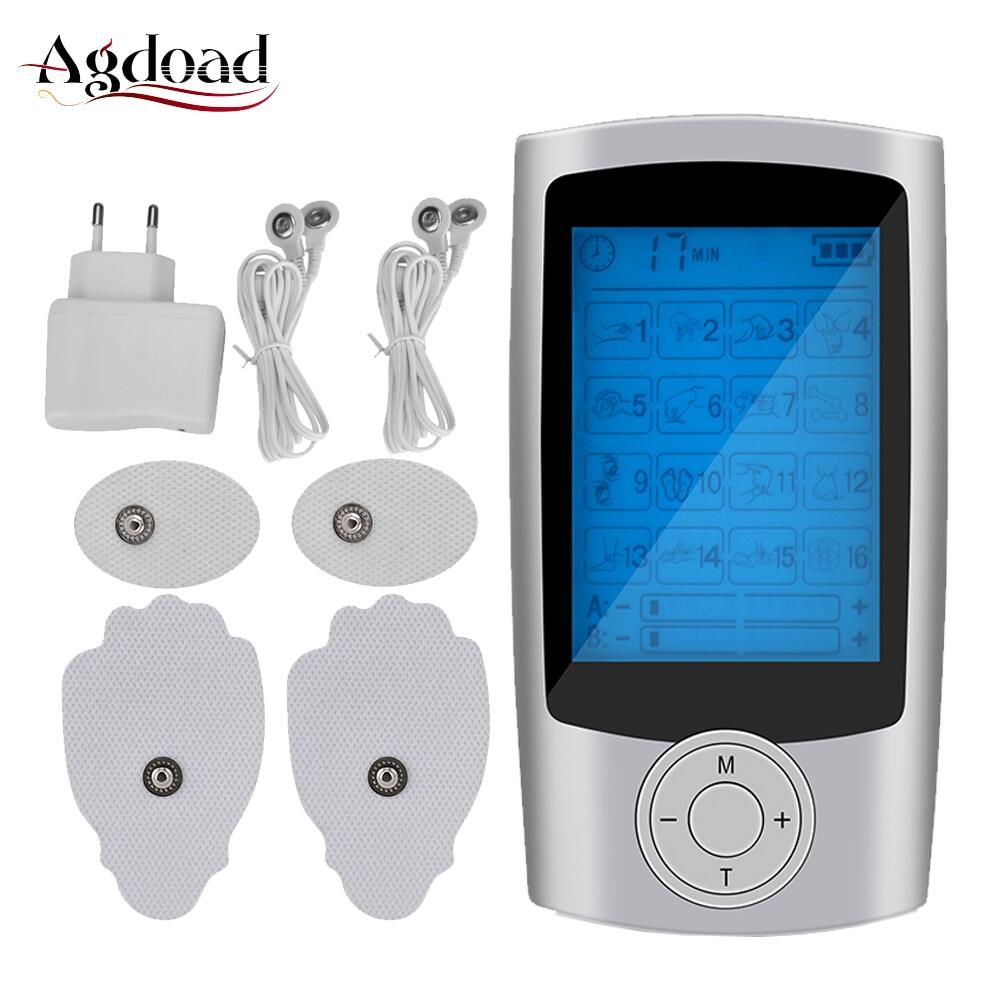 16 Modes Rechargeable Meridian Physiotherapy Tens Massager Unit Electric Cervical Vertebra