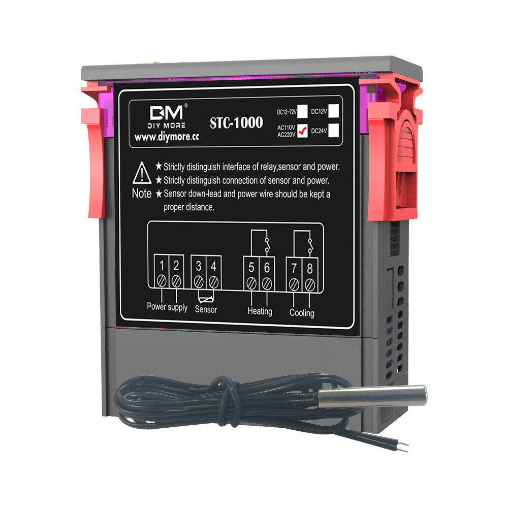 Shockley Digital Temperature Controller Thermostat Thermoregulator incubator Relay LED 10A Heating Cooling STC-1000 STC 1000 110V 220V