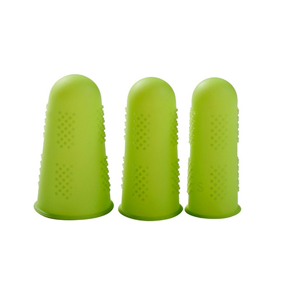 RFHFHTRE Silicone Heat Resistant High Temperature Resistant Anti-cut Anti-slip Finger Caps Kitchen Tools Finger Protector Fingers Cover