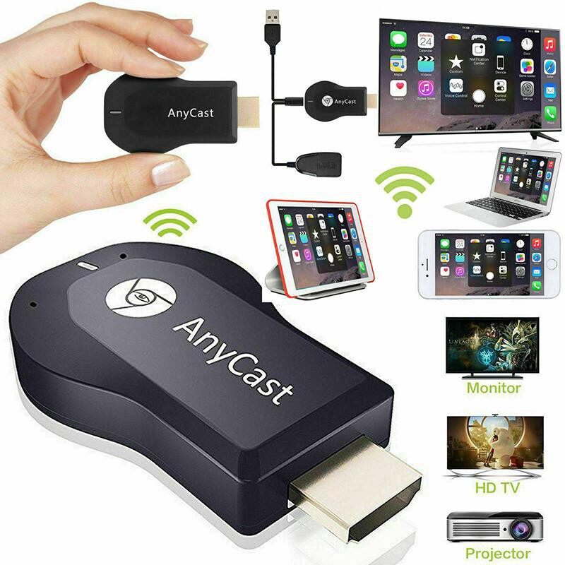 Anycast M9 Plus Wifi Display Receiver M4 M2 Plus Casting Function PC Projector Miracast HDMI TV Stick