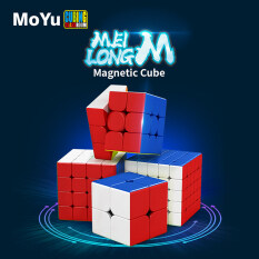 Khối Rubik ma thuật meilong Nhiều màu Qiyi, khối vuông màu trơn