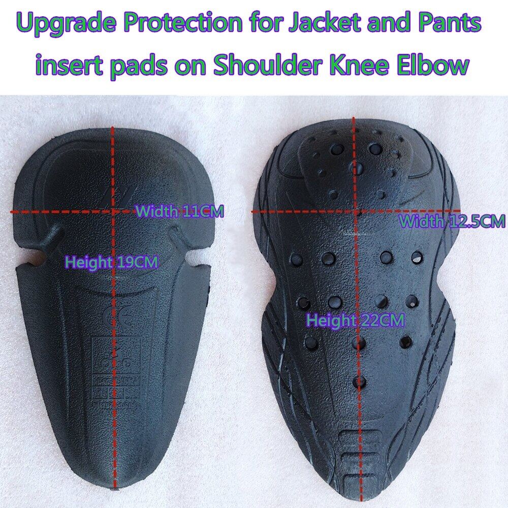 Motorcycle Pants Insert Kneepads Protective Pads CE Knee Elbow Shoulder Protector Body Armor For Motorbike Accessories CR-08
