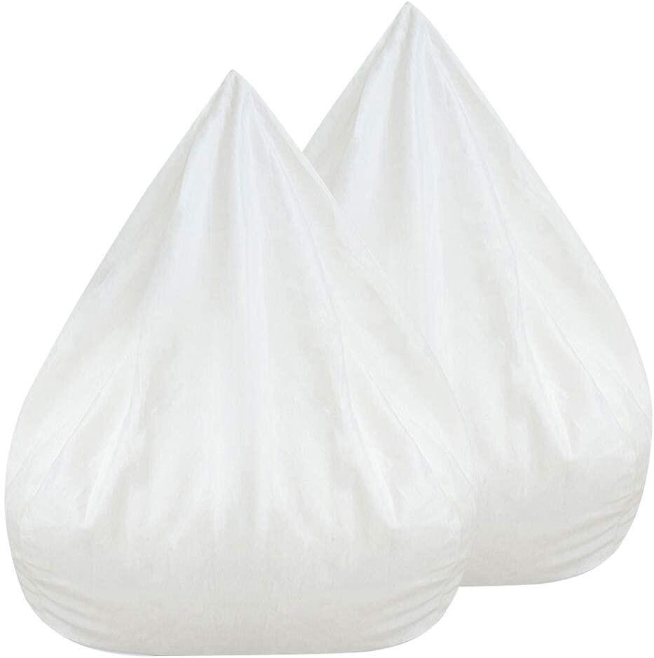 Beanbag Bìa, LƯỜI BIẾNG Sofa Bìa, Túi Đậu Lớn Màu Trơn Dày Vỏ Lót Trang Trí Nhà Cửa