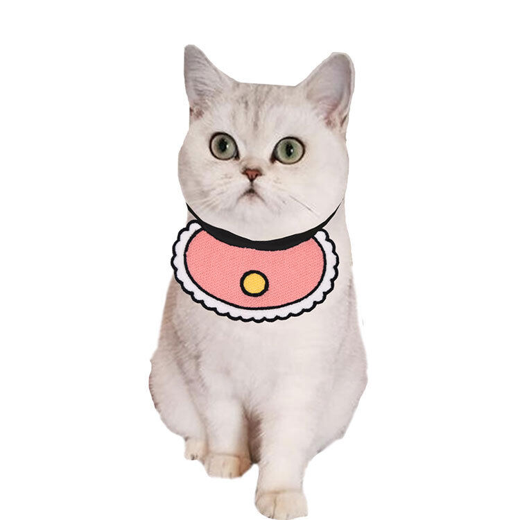 AuntieCindy Dog Bib Maid Style Cute Duck Pattern Bib Adjustable Collar for Dogs Cats ShihTzu Pomeranian Teddy