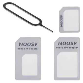 Ready Stock 4 In 1 Micro Sim Card Holder Noosy Universal Nano Sim