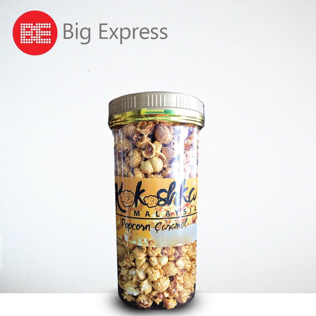 Kokoshka Caramel Popcorn 300g Perfect Baked Caramel Popcorn Mushroom In Custom Tall Bucket Big Express Lazada