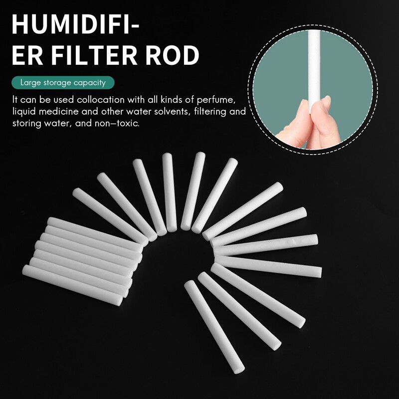 20Pcs Humidifier Filters Replacement Cotton Sponge Stick for USB Humidifier Aroma Diffusers Mist Maker Air Humidifier