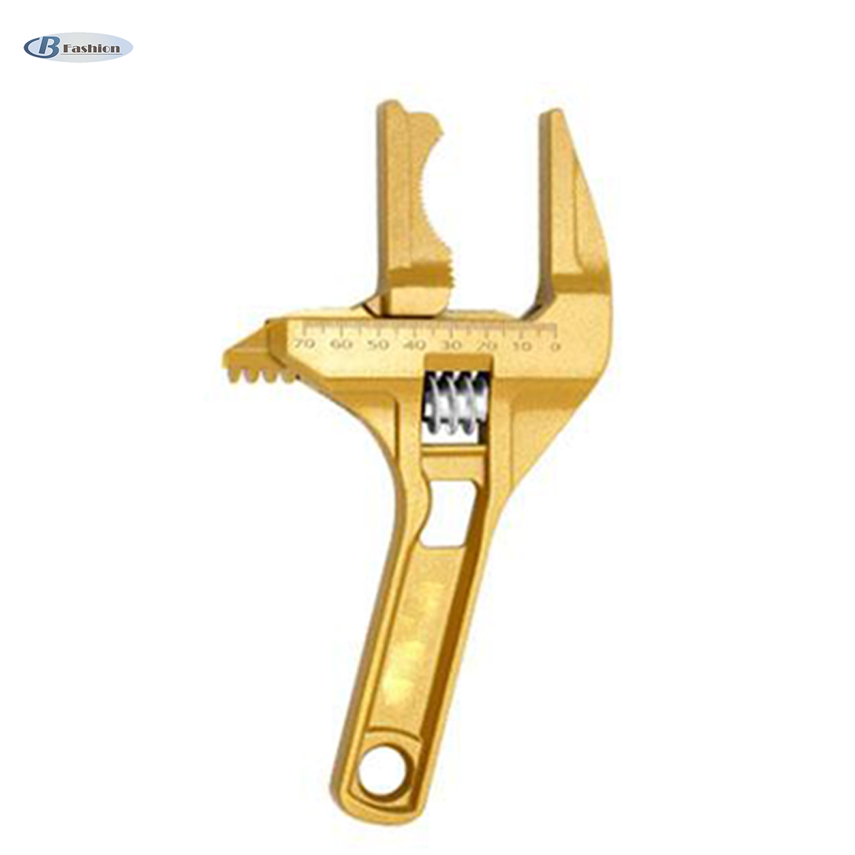 B-F Multi-Function Plumber Wrench Repair Tool Adjustable Wrench Short Shank Large Opening Bathroom Spanner Wrench