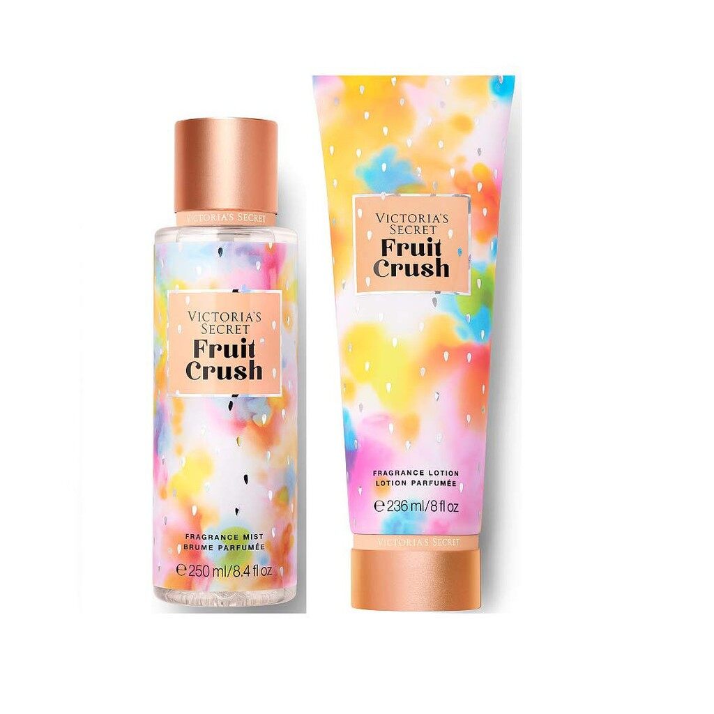 Free Paper Bag Victoria S Secret Fruit Crush Body Mist 250ml Lotion 236ml Combo Lazada