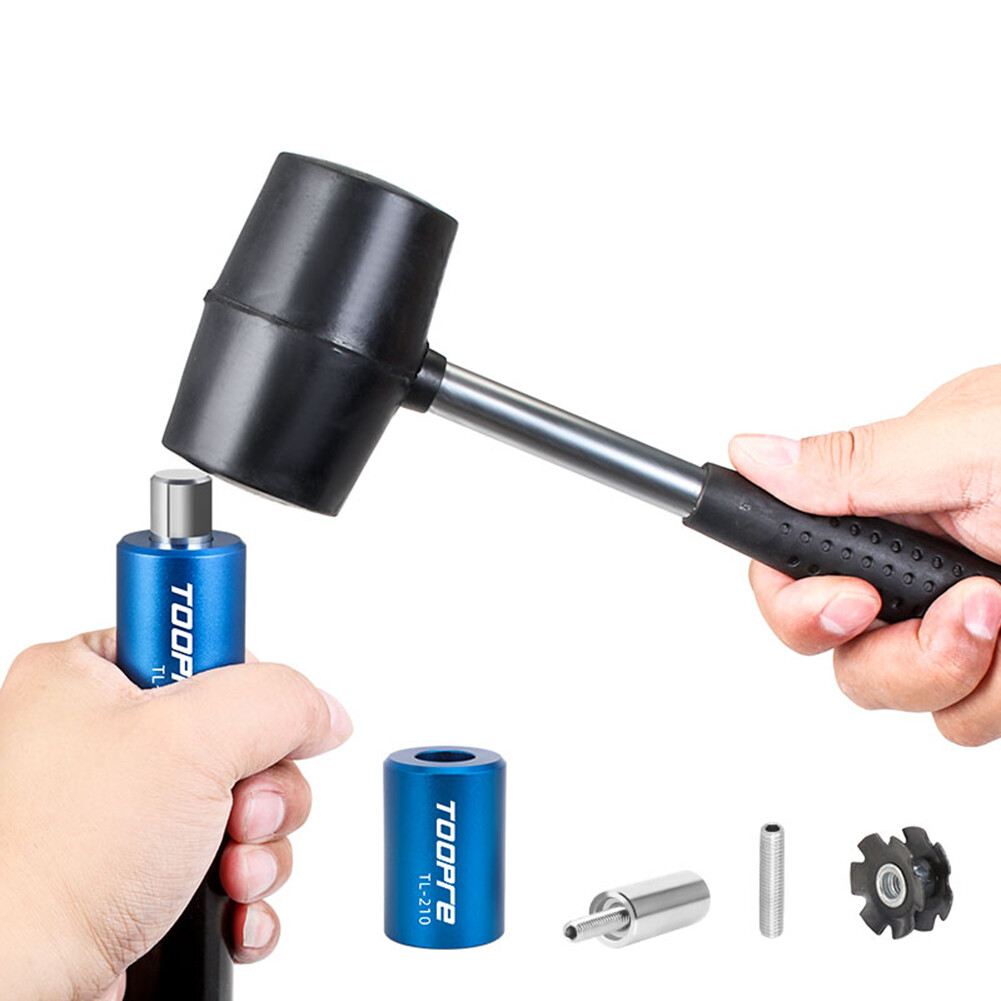 TOOPRE Bộ Dụng Cụ Lắp Đặt Đai Ốc Ngôi Sao Xe Đạp Leo Núi Bộ Lắp Đặt Tai Nghe Phuộc Xe Đạp Đường Trường