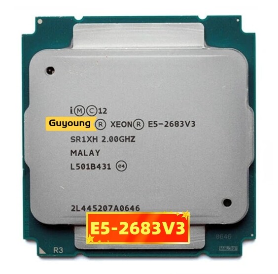 Xeon e5 2683 v3 e5 2683v3 e5-2683v3 e5-2683 v3 cpu sr1xh 2.0ghz 14-cores 35m lga 2011-3 processor