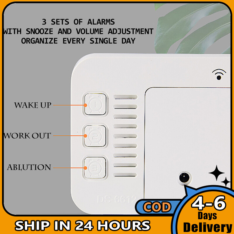 Multi-functional Electronic Clock Bedside Clock With Touch Sensing Module