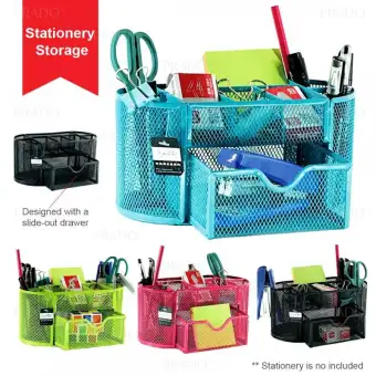 Prado Malaysia Multi Functional 9 Storage Pen Holder Stationery