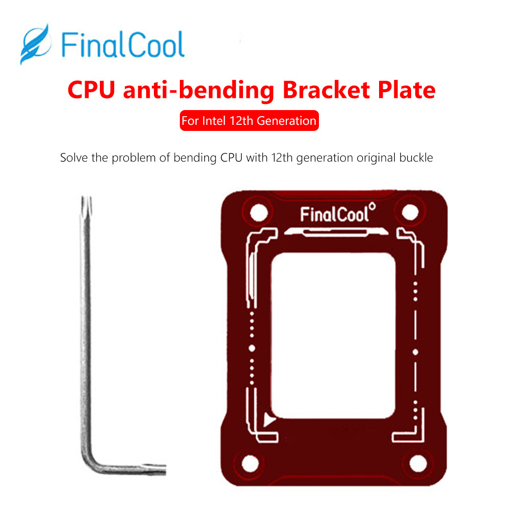 FinalCool CNC CPU Bending Correction Fixing Buckle for LGA1700-BCF Intel Gen 12