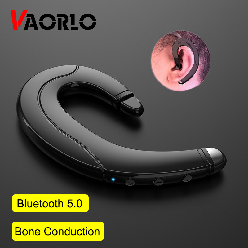 VAORLO Tai Nghe Bluetooth F88 Tai Nghe Doanh Nhân Không Dây Tai Nghe Truyền Âm Qua Xương Để Lái Xe Máy Tính Thể Thao Văn Phòng