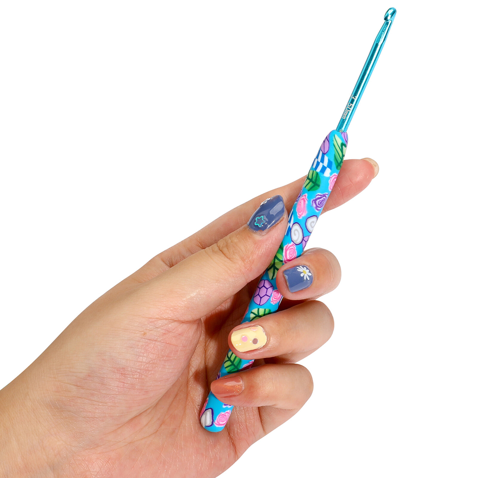 Blesiya Dụng Cụ May Bộ Móc Móc Kim Đan Sợi Bộ Dụng Cụ Kẹp Tiện Dụng