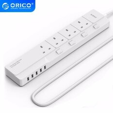 ORICO Ổ Cắm Điện Có Công Tắc Điều Khiển Phụ Ổ Cắm Thông Minh 4 Cổng USB 5 Cổng USB Ổ Cắm Điện Nối Dài 1.5M Cho Ổ Cắm Điện Văn Phòng Tại Nhà (OSJ)