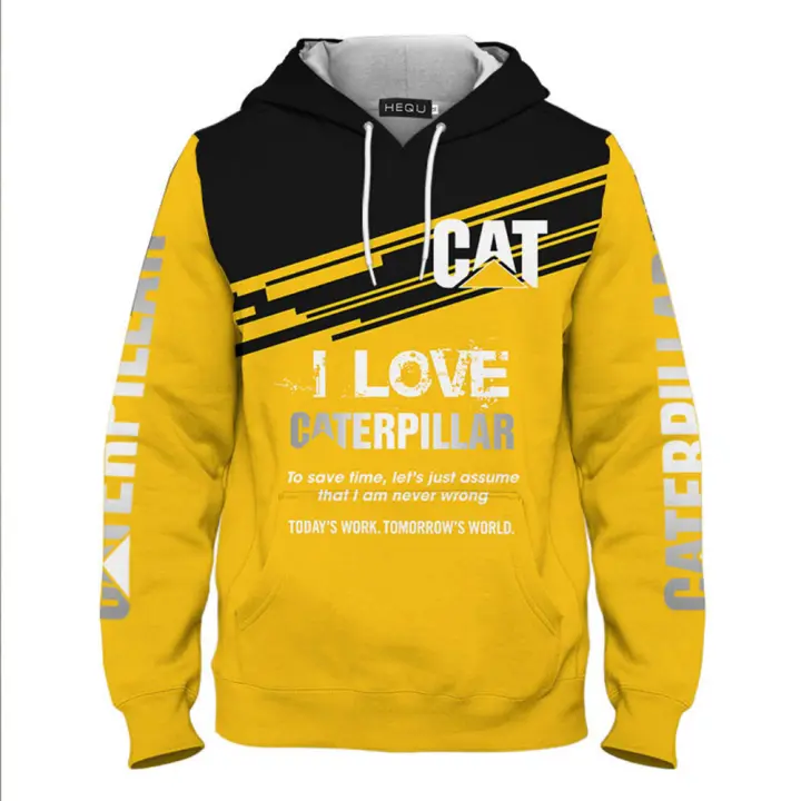 cat brand sweatshirt