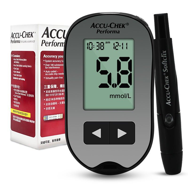 Accu Chek Performa Kit Blood Glucose Meter System Roche