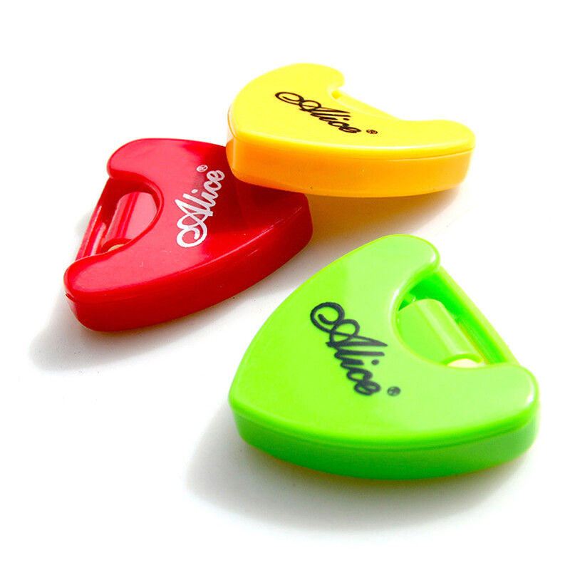 [Civilian] Guitar Pick Holder Plastic Plectrum Case Mediator Storage Self Adhesive
