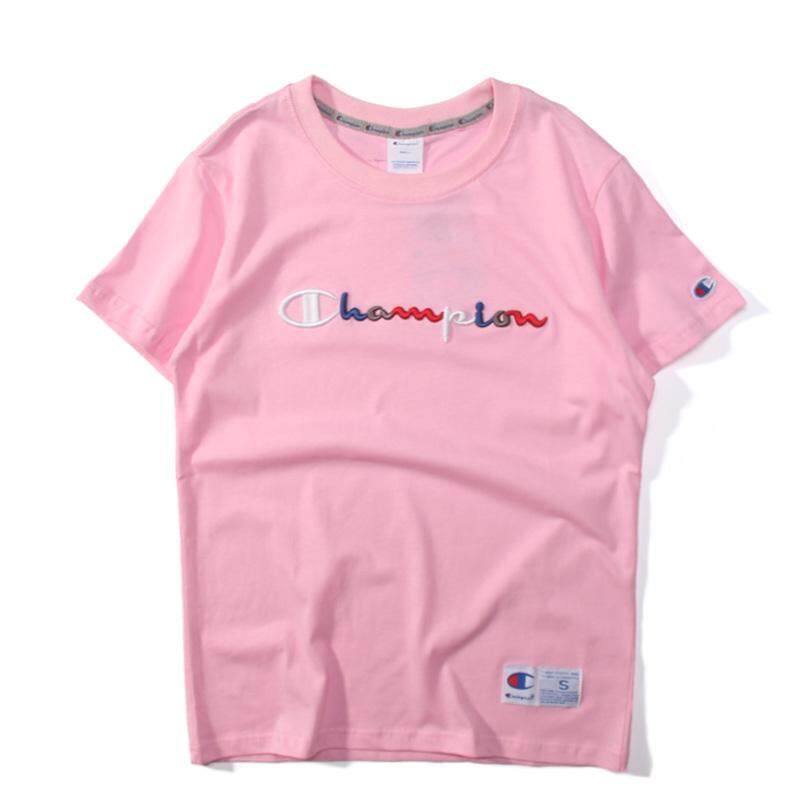 pink champion shirt men