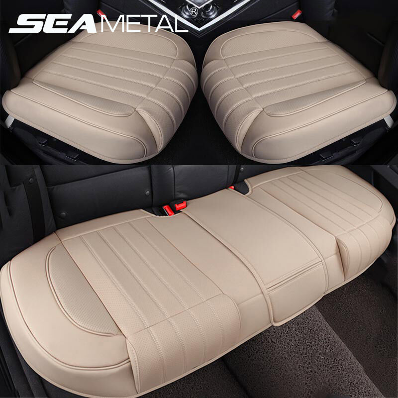 Pu Leather Full Set Car Chair Cover Four Season Automobiles Seat Lazada Ph - Leather Car Seat Covers Full Set