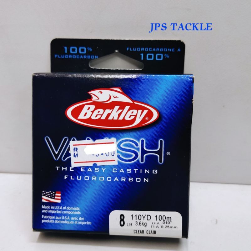 BERKLEY VANISH 100% fluorocarbon box berkley vanish box  110yrd/250yrd/350yrd