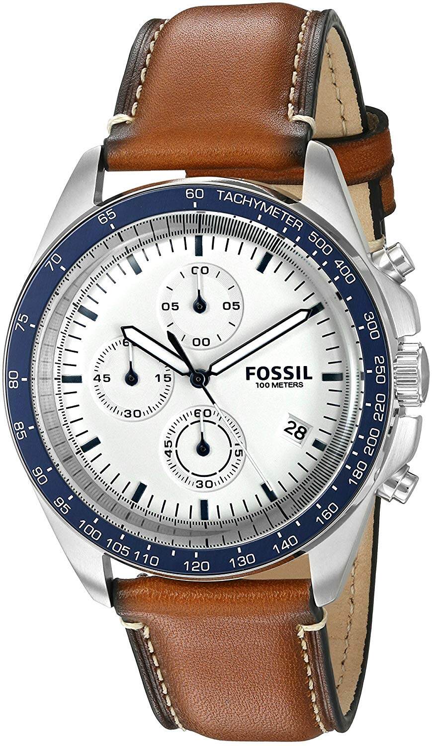 fossil white dial
