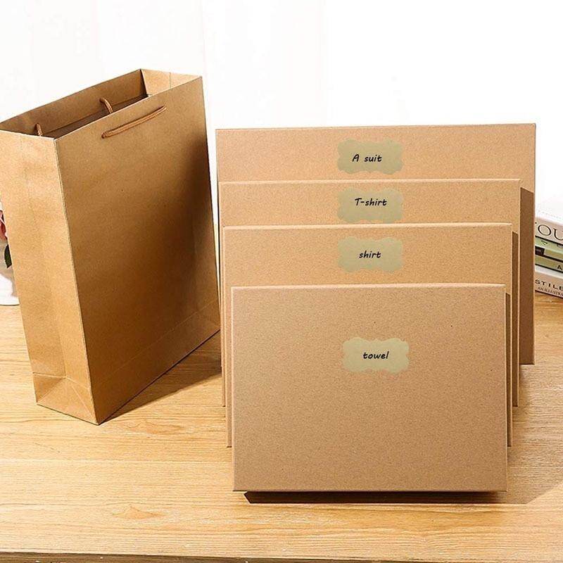 300 Tờ Giấy Kraft Trắng Cổ Điển Nhãn Dán Niêm Phong Giấy Tự Dính Đóng Gói Làm Bánh Phân Loại Nhà Bếp Nhãn Quà Tặng