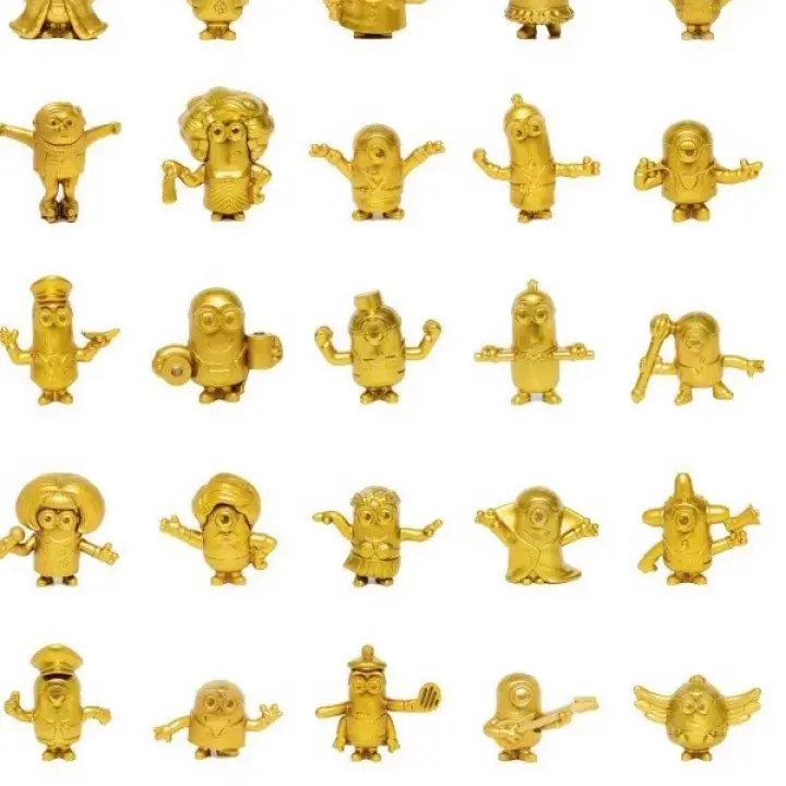 gold minion in happy meal