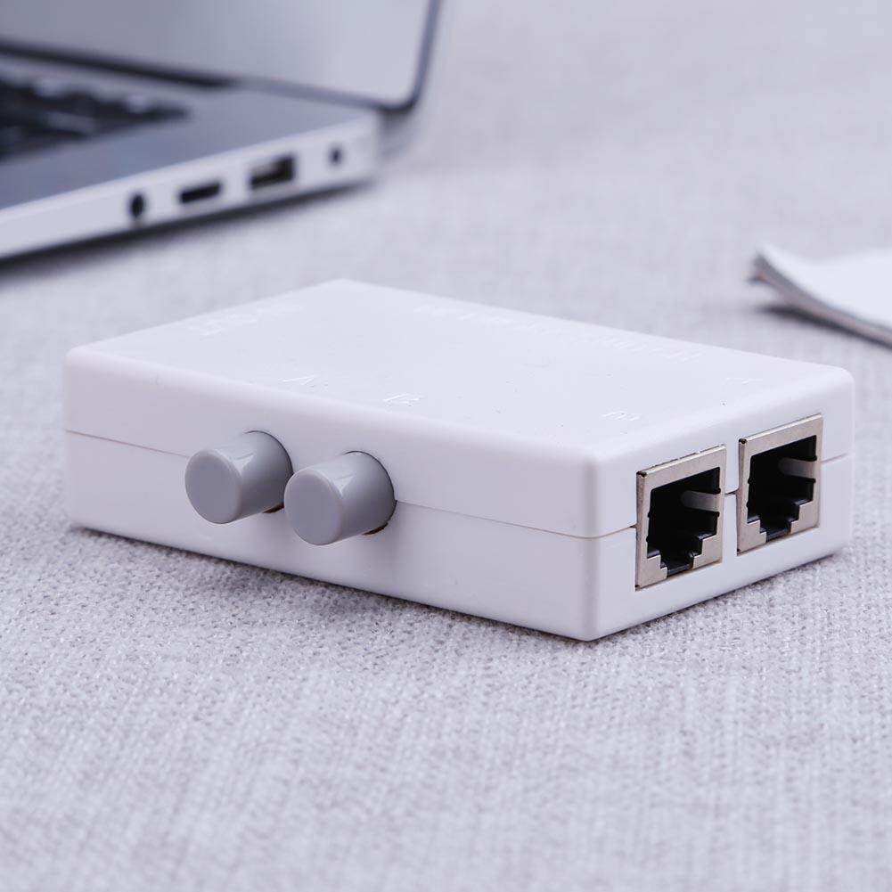 Công Tắc Mạng RJ45 2 Cổng Mini, Hộp Mạng Ethernet Bộ Chuyển Đổi HUB