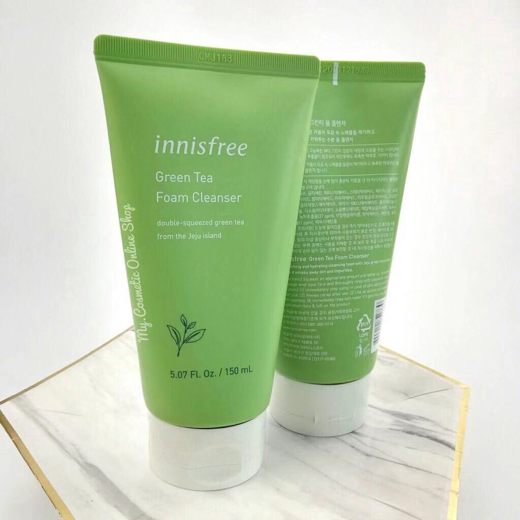 innisfree green tea foam