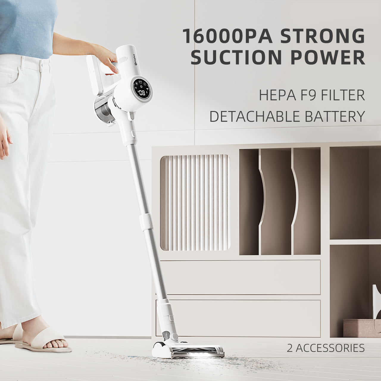 Aldi March 2023 Huntington Home Cordless Cyclonic Stick, 56 OFF