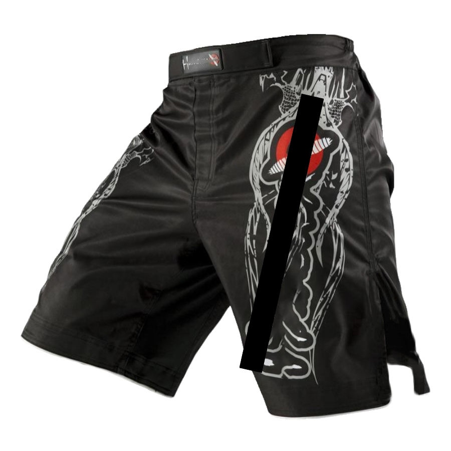MMA boxing training anti-wear tights suit UFC mixed martial arts training shorts Muay Thai fitness fighting suit