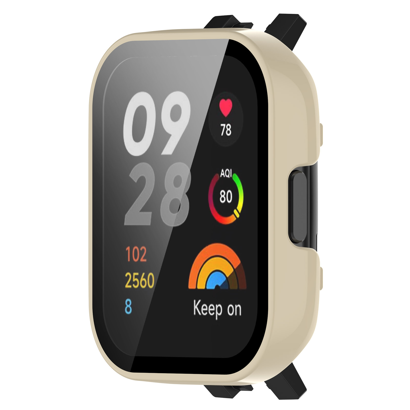 Ốp PC Cứng Vỏ Bảo Vệ Miếng Dán Màn Hình Kính Cường Lực Cho Redmi Watch 2 Lite 3 / Mi Watch Lite 1 2