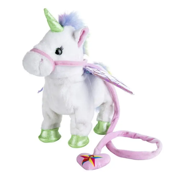 walking singing unicorn toy