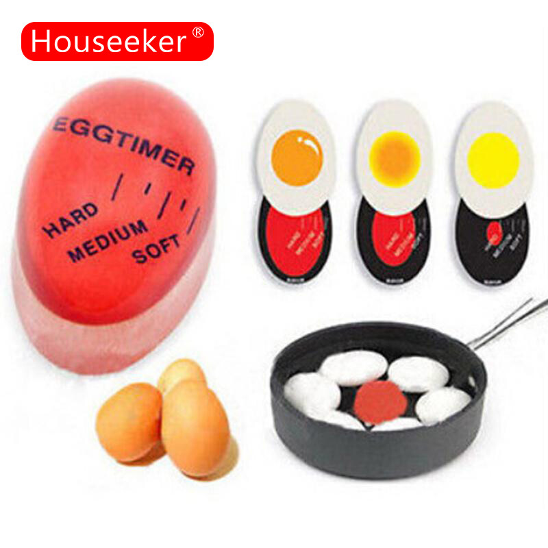 Egg Perfect Color Changing Timer Kitchen Timer Yummy Soft Hard Boiled Eggs Cooking Kitchen Helper