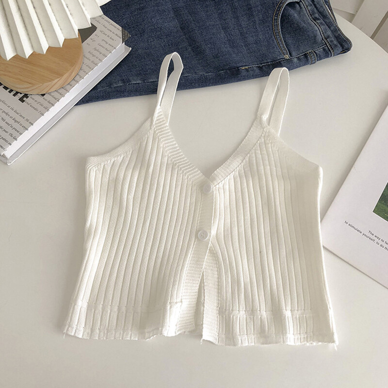 ritsuko karita ゆる Tank top knit vest