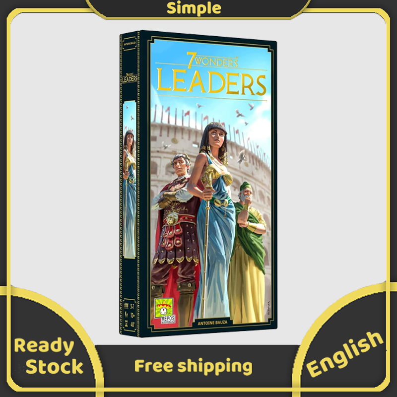 7 wonders leaders board game new expansion family strategy 3-7 players card board game