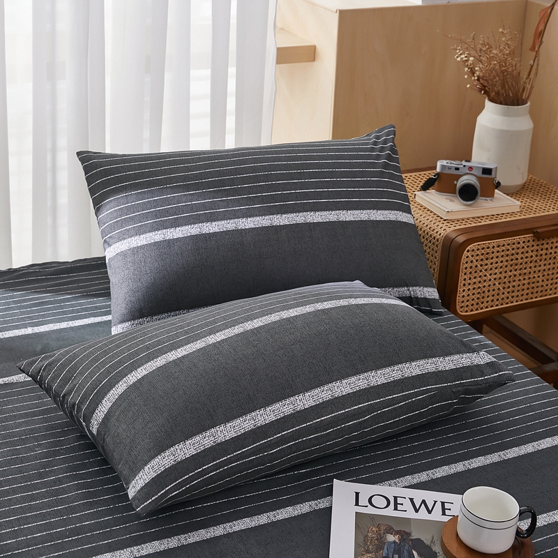 SUNLIGHT HOME Plaid Striped Pillowcase,Breathable Pillow Case,Comfortable Pillow Cover