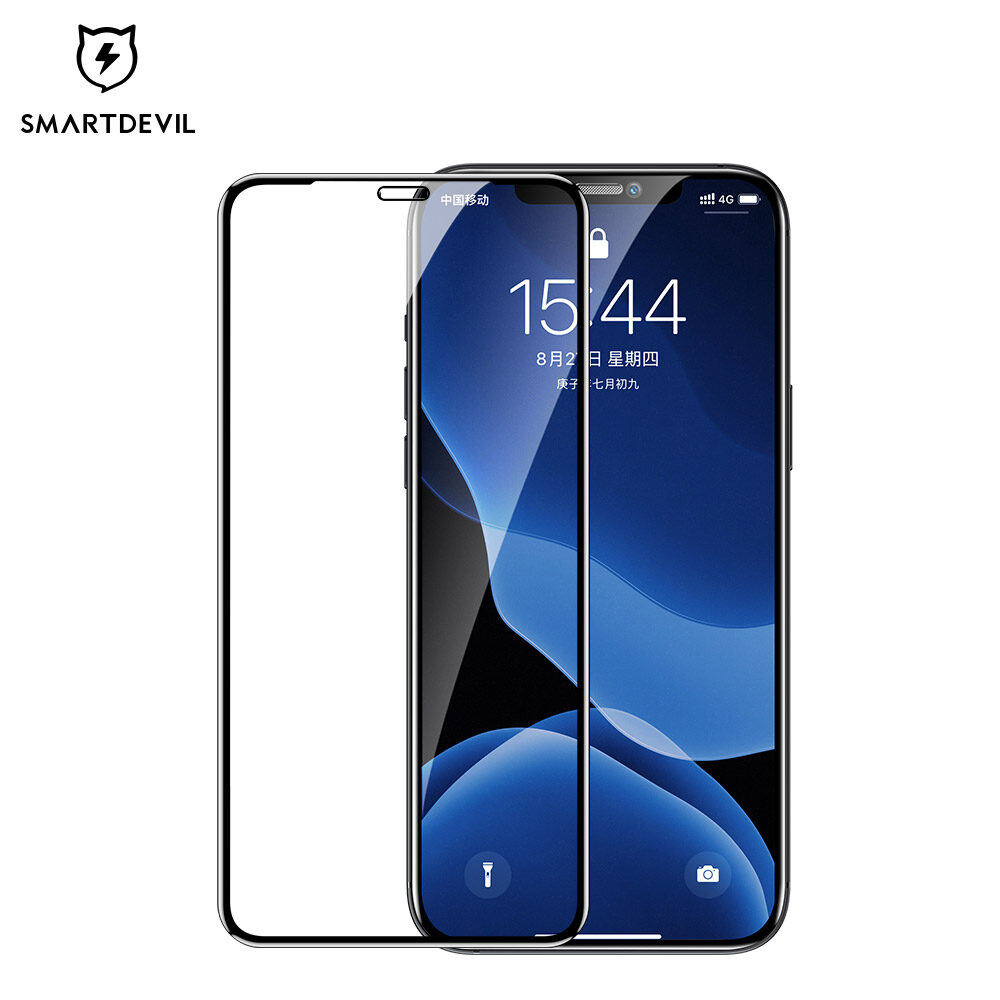 Bảo Vệ Màn Hình SmartDevil Super Smooth Diamonds Cho iPhone 12 Mini 12Pro 12 Promax Bảo Hiểm Toàn Màn Hình HD Bluelight Kính Cường Lực Phim Chống Vân Tay Chống Cháy Nổ