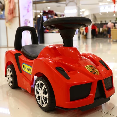 Scooter four-wheel twisting lecool children bring music baby car child walk 1 to 3 years old toy car