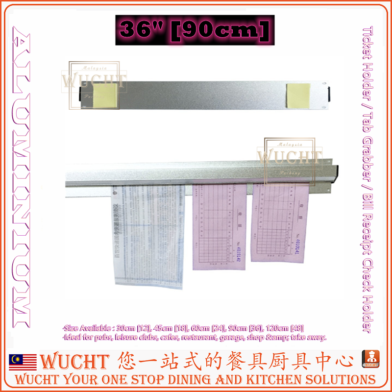 Slide Check Racks, Aluminum Ticket Holders For Restaurant