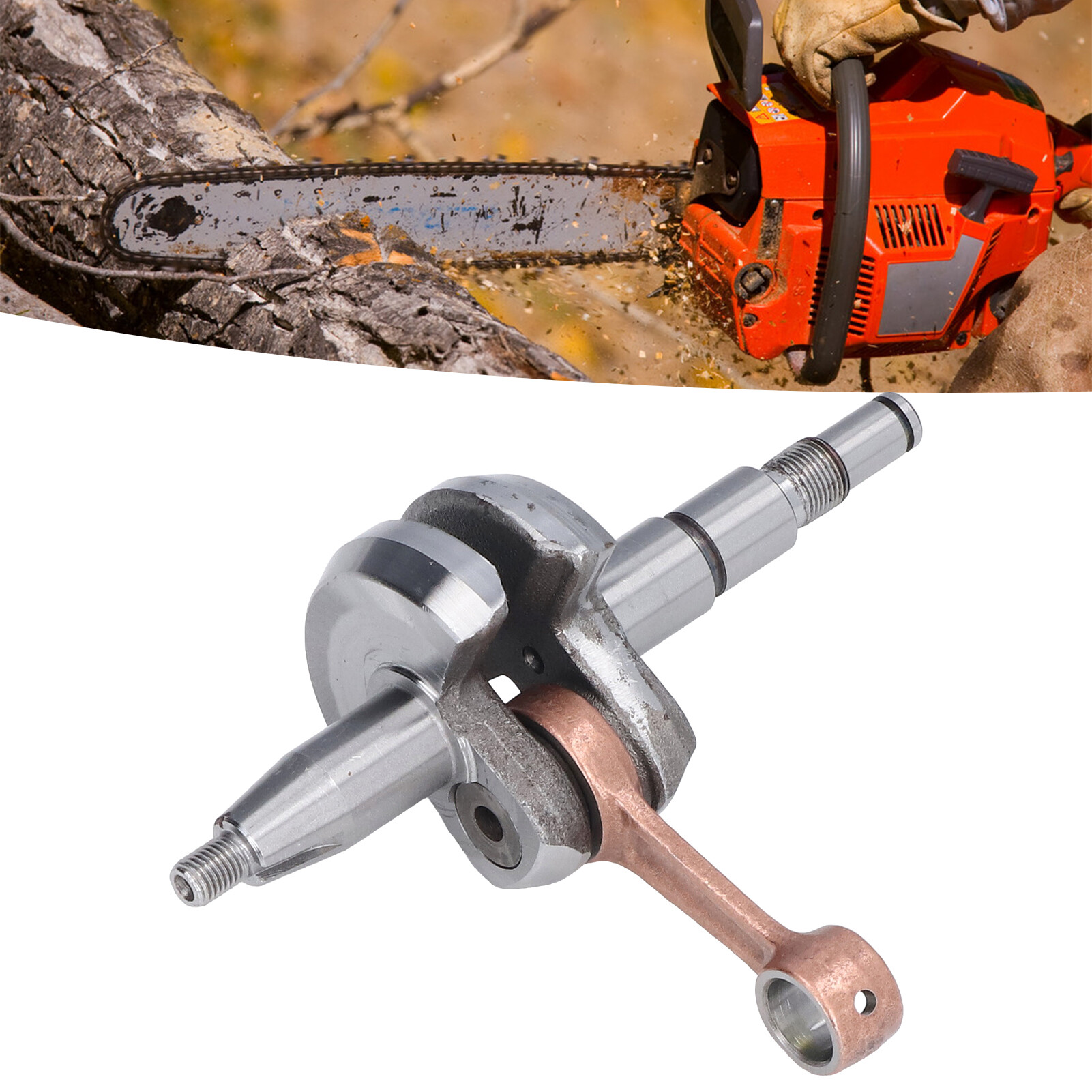 Crankshaft Replacement Chainsaw Engine Alloy Steel Crankshaft for STIHL MS290 MS390 MS310