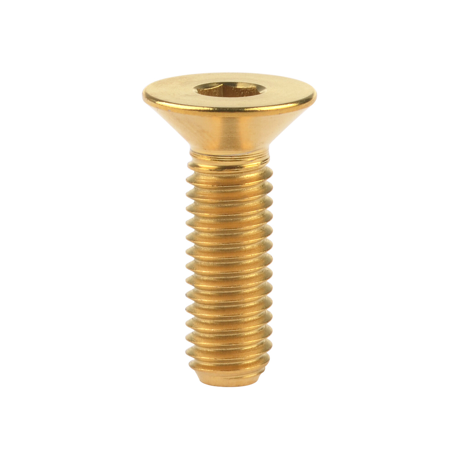 Wanyifa  Titanium Bolt M6X 10 15 20 25 30 35 40 45mm Flat Hex Screw Countersunk for Cycling Bicycle Accessories Bike Parts