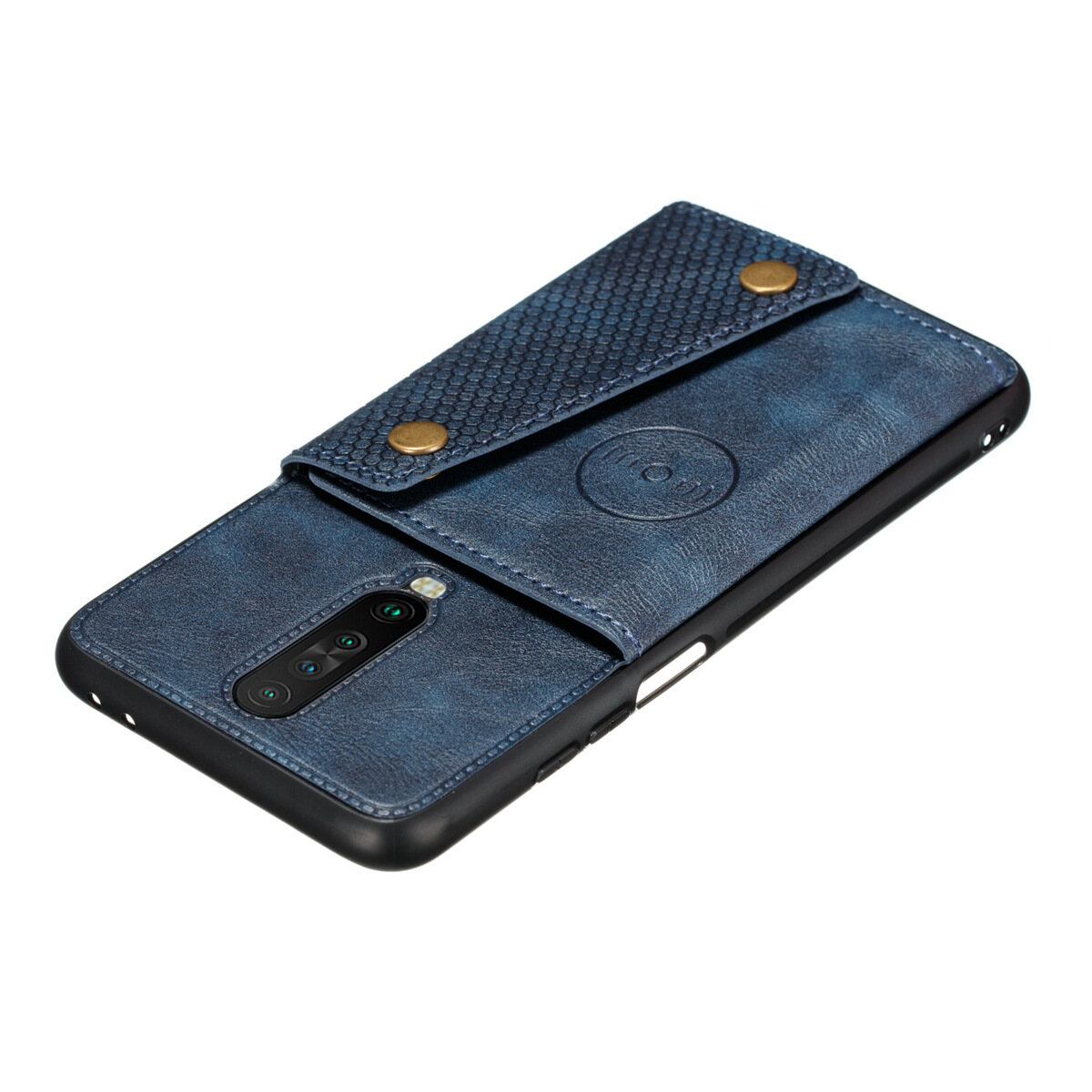 Cho Redmi K30 Pro Da Trường Hợp Nhiều Folio lật Bìa Wallet Trở Lại Trường Hợp Shell, Có Thể Làm Việc Với gắn trên xe hơi, Ẩn thẻ tín dụng ID Khe Cắm Chủ, Retro nút kim loại Clasp, Đứng Hỗ Trợ
