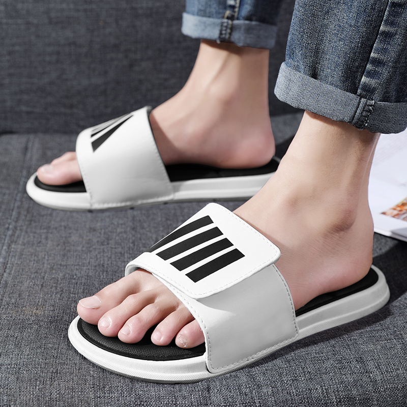 Men's extra-large size slippers, swollen feet in summer, 45 high instep,  non-slip 46 plus fertilizer, wide and large indoor bathing sandals. |  Lazada PH