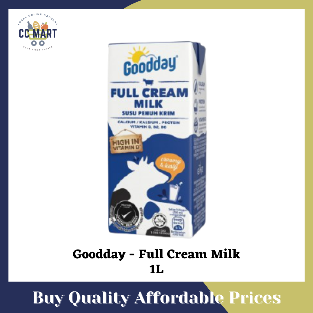 Goodday Full Cream Milk / Susu Penuh Krim ( 1L ) Lazada