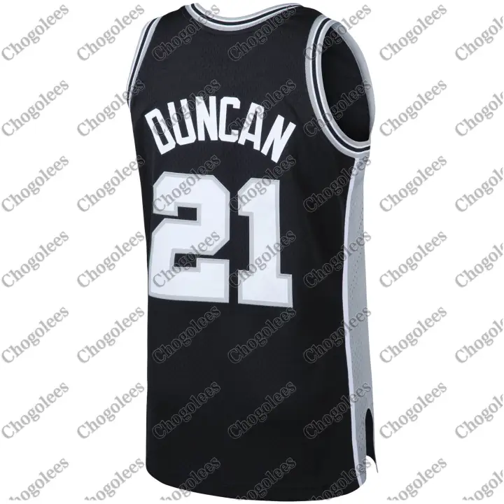 mitchell and ness tim duncan jersey