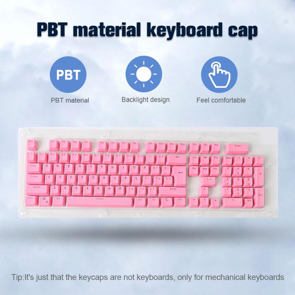 Mechanical Keyboard PBT Keycaps for Cherry MX/Kailh/Gateron/Outemu Gaming Backlit Button Accessory